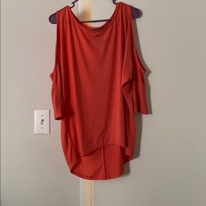 Open shoulder long shirt!